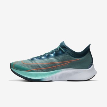 Nike Zoom Fly 3 Premium - Férfi Futócipő - Zöld/Türkiz/Piros